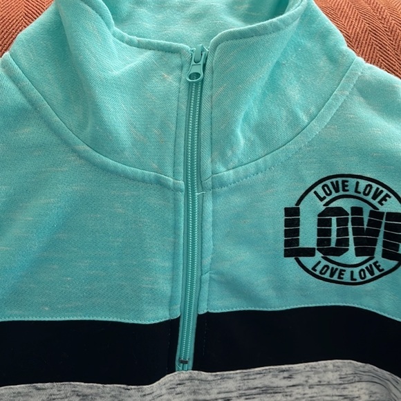 Flirtitude Active Sweatshirt Girls Size M Kangaroo Pocket in front - Picture 6 of 10